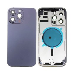 Tampa Traseira+Frame Apple iPhone 14 Pro Max Roxo Escuro